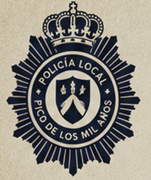 Escudo de la Policía Local de Pico de los Mil Años
